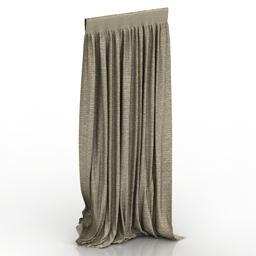curtain 2 3D Model Preview #e162dca1