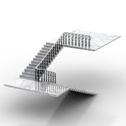 3D Stairs preview