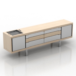 locker giorgetti eon buffet 3D Model Preview #b041efba