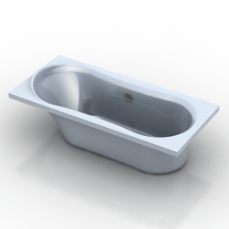 bath ravak fresia 3D Model Preview #e6048612