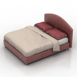 bed flou it magnolia 3D Model Preview #cd22fe3e