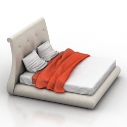 bed 3D Model Preview #fdd39d7c
