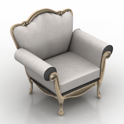3D Armchair preview