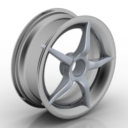3D Car rim preview