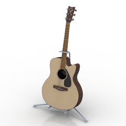 guitar yamaha 340 c 3D Model Preview #a683020e