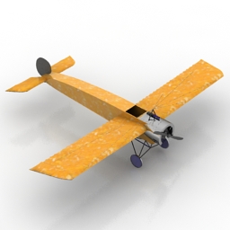 airplane farooq hayat 3D Model Preview #44af2500