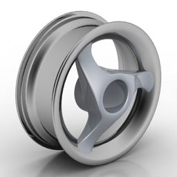 3D Car rim preview