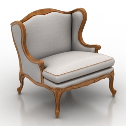 3D Armchair preview