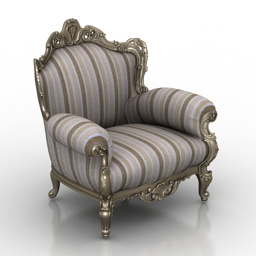 3D Armchair preview