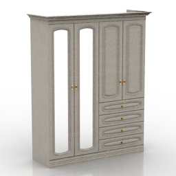 wardrobe classic 3D Model Preview #76b55521