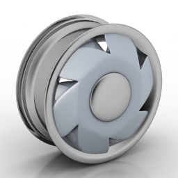 3D Car rim preview