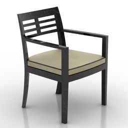 3D Armchair preview