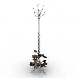 hall tree 3D Model Preview #e2eac959