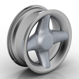 3D Car rim preview