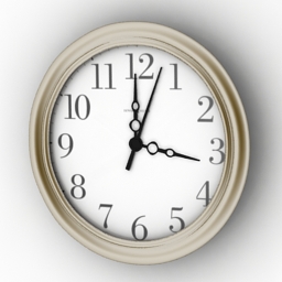 clock 2 3D Model Preview #5e4b44bf
