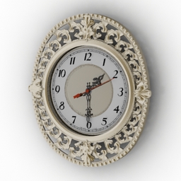 clock wall 3D Model Preview #4e0a5193