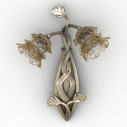 3D Sconce preview