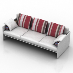 sofa minotti luggage 3D Model Preview #28a76aa9