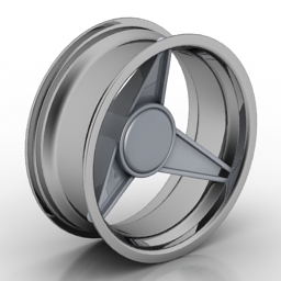 3D Car rim preview
