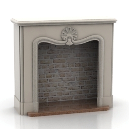fireplace 3D Model Preview #5f706bfd