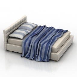bed bolzan vogue 3D Model Preview #c29ee725
