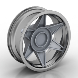 3D Car rim preview