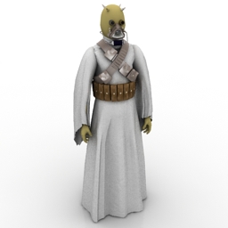 3D Tusken Raider preview