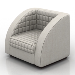 3D Armchair preview