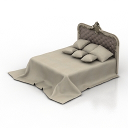 bed 3D Model Preview #f0259f26