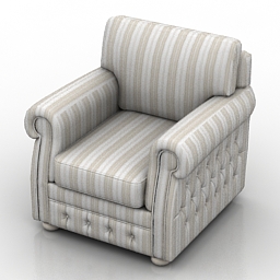 3D Armchair preview