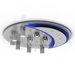 lamp lv153-09 aluminium 3D Model Preview #2aade40b