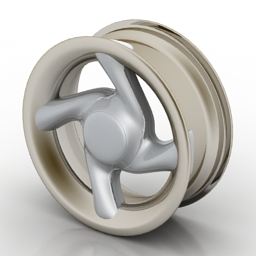 3D Car rim preview