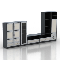sideboard lazurit eva 3D Model Preview #404c820a