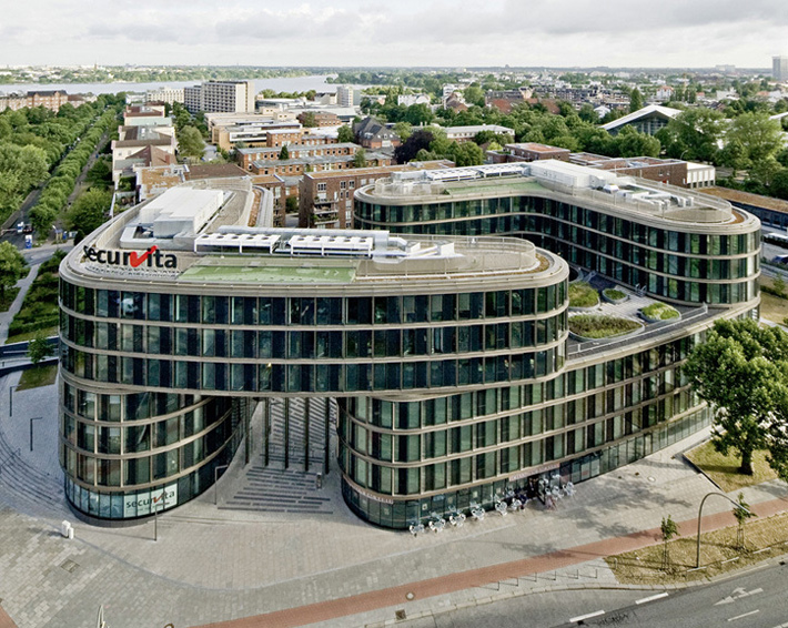 Hospital and office building, Hamburg, Germany