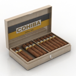 cigar box 3D Model Preview #e37525bb