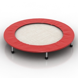 trampoline round 3D Model Preview #1d7db7fd