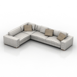 sofa minotti 3D Model Preview #a9b8a924