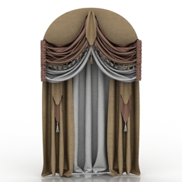 curtain 3D Model Preview #bd8d2d9e