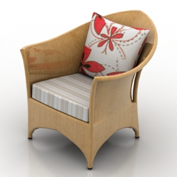 3D Armchair preview