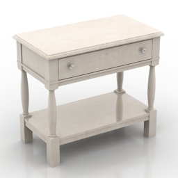 nightstand thomasville coterie 3D Model Preview #c573427c