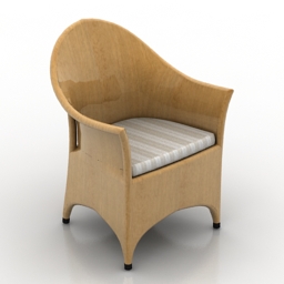 3D Armchair preview