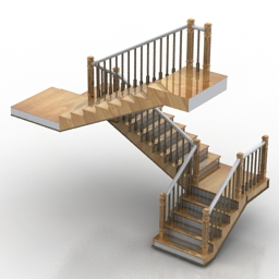 3D Stair preview