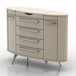 locker giorgio collection vanity 3D Model Preview #bf0ad780