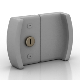 door-lock closing for glass doors 3D Model Preview #e98759cf