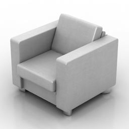 3D Armchair preview