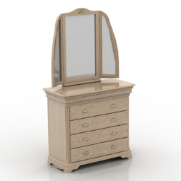 3D Dressing table preview