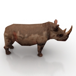 3D Rhinoceros preview