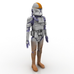 3D Clone trooper preview
