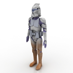 3D Clone trooper preview