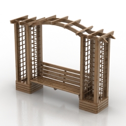 bench 3D Model Preview #2757f809